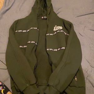 Dark green jacket